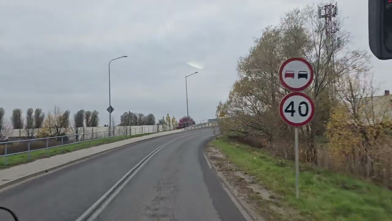 Przejazd autobusem KOMBUS linii 512 z przystanku Koninko/Granatowa na Rondo Rataje w Poznaniu
