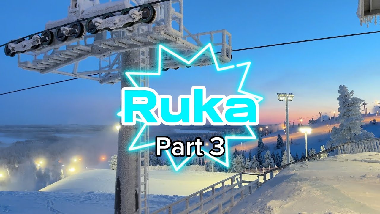 Winter vacation in Ruka Finland part 3 | Finnish and English | no captions, just vibes