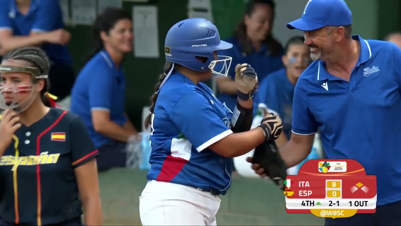 Mondiale U15 Softball: highlights di Italia-Spagna