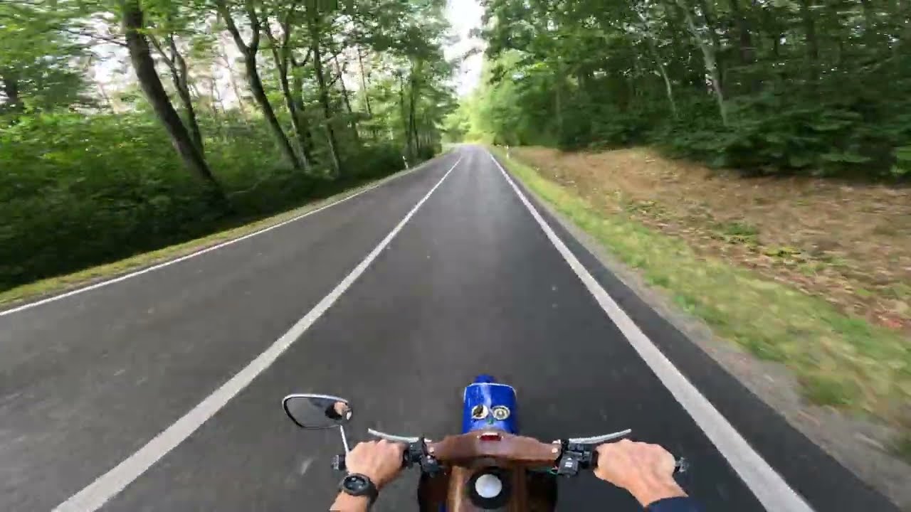 Proberunde die 2. mit dem Simson Star