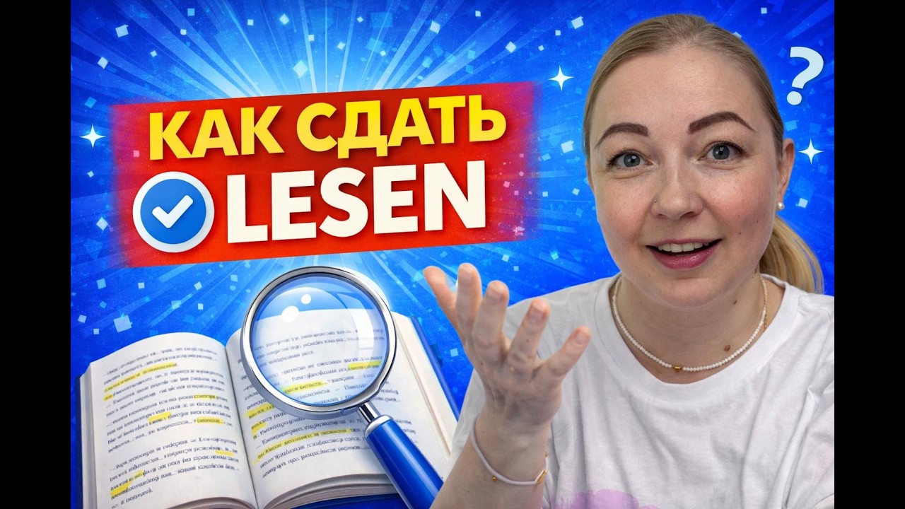 📖 Советы, как сдать LESEN на экзамене B1 в Германии