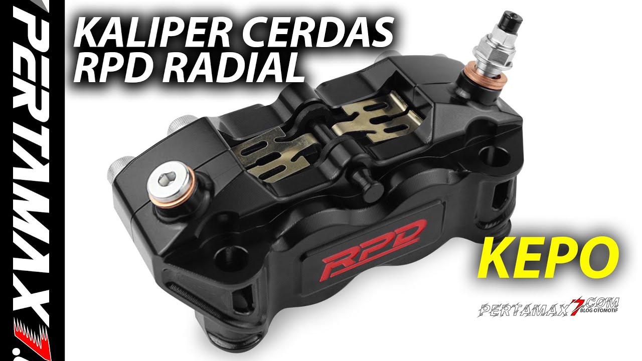 Kaliper Rem Radial RPD GENESIS 4 Piston Ini Cerdas Universal Kanan Kiri  #kaliperradial #rpdbrake