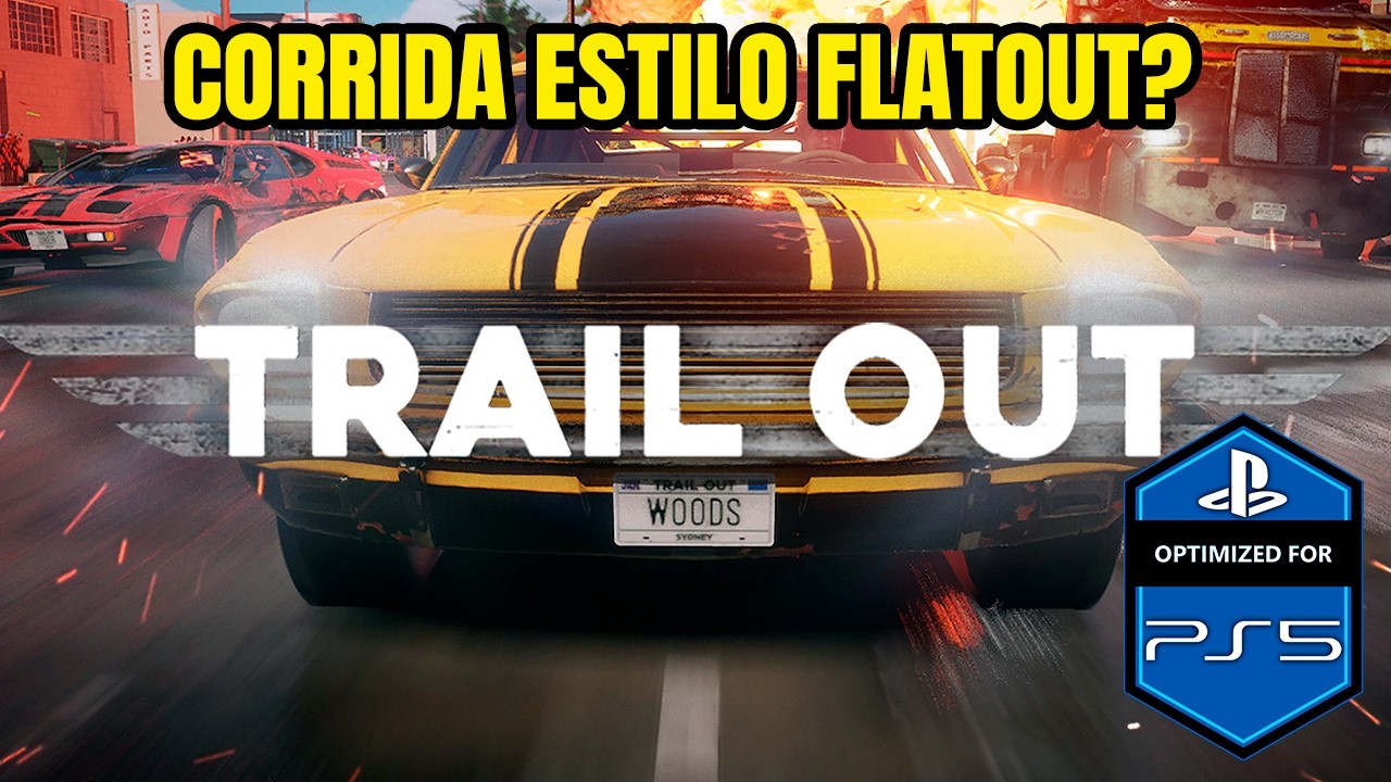 TRAIL OUT CHEGOU ao PS5! Corrida INSANA estilo FlatOut