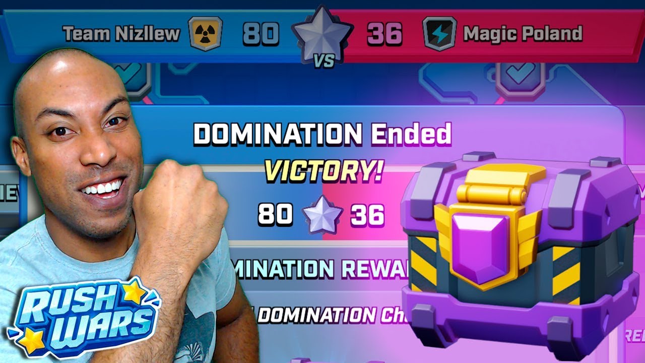 MITAMOS NA NOSSA PRIMEIRA GUERRA DO RUSH WARS!!