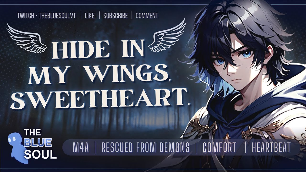 Guardian Angel Protects You From Your Demons ASMR [M4A] [Soothing] [Comfort] [Heartbeat]
