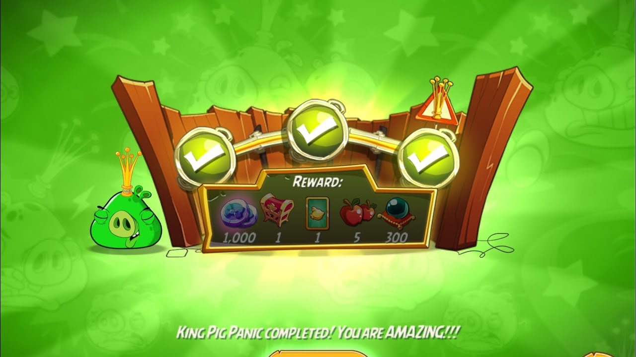 Angry Birds 2 AB2 King Pig Panic BOSSES  2/25/2026 Boss Levels 2820, 2840, 2640