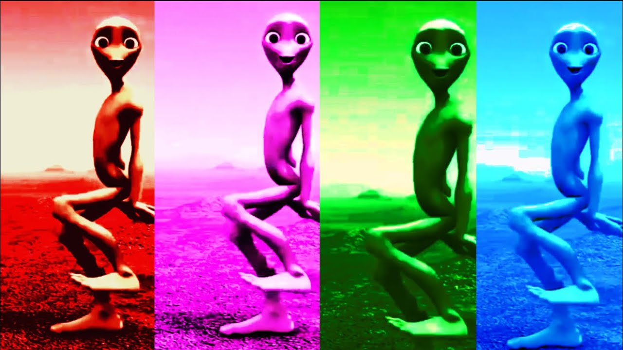 Alien Dance baby calm down cover 4 color battle 