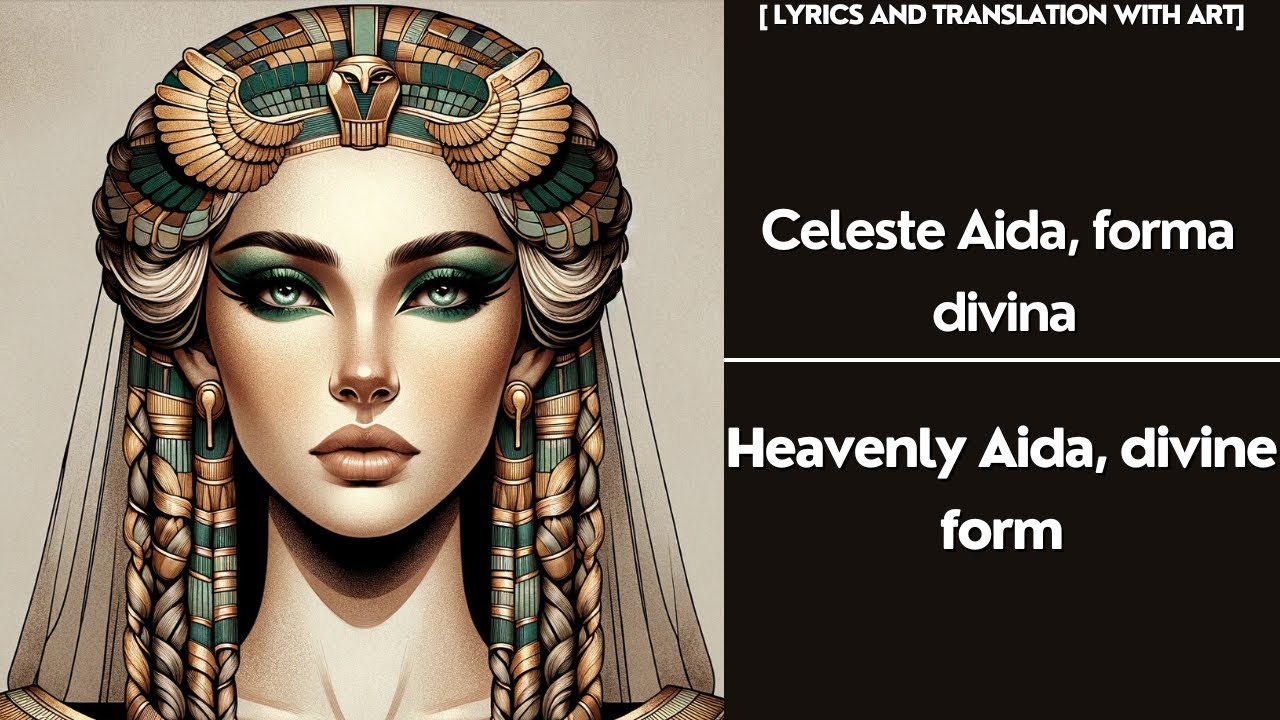 Celeste Aida (English Lyrics and art)
