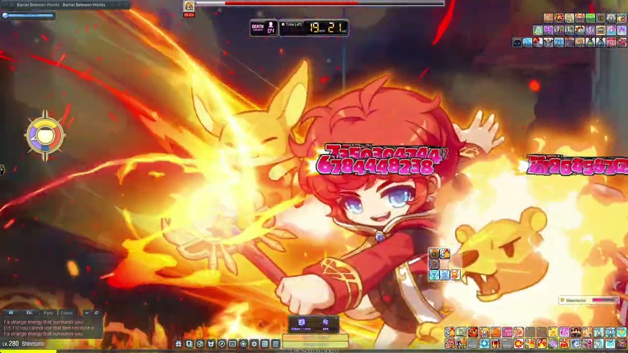 [GMS CHALLENGER WORLD] Blaze Wizard Hard Seren