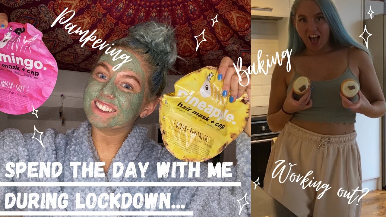 SPEND THE DAY WITH ME DURING LOCKDOWN |  Baking, Pampering & Vlogging