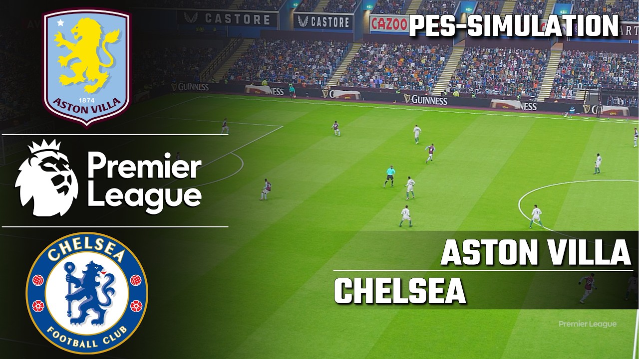 Aston Villa vs Chelsea | English Premier League | PES 2021 Simulation