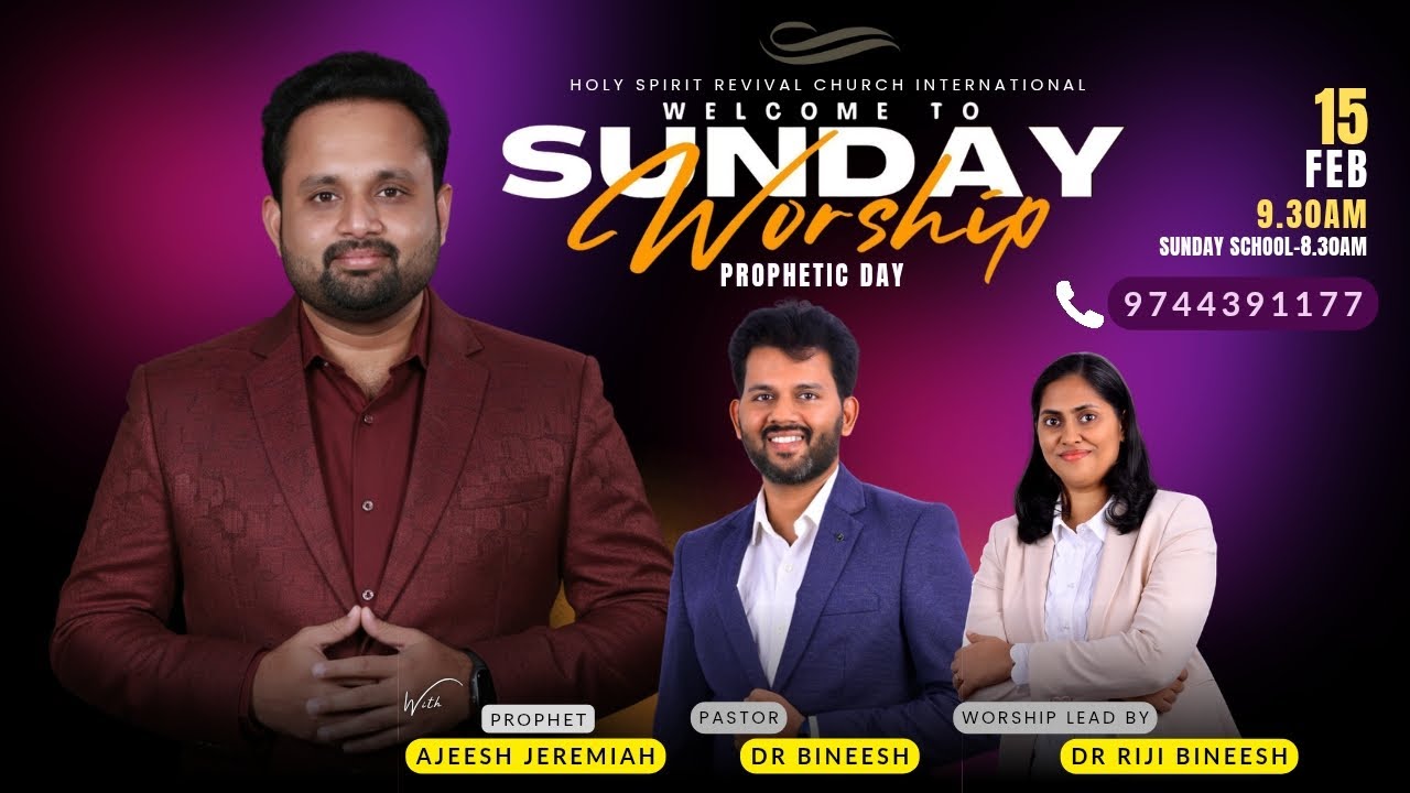 Sunday Worship Pastor Ajeesh Jeremiah
