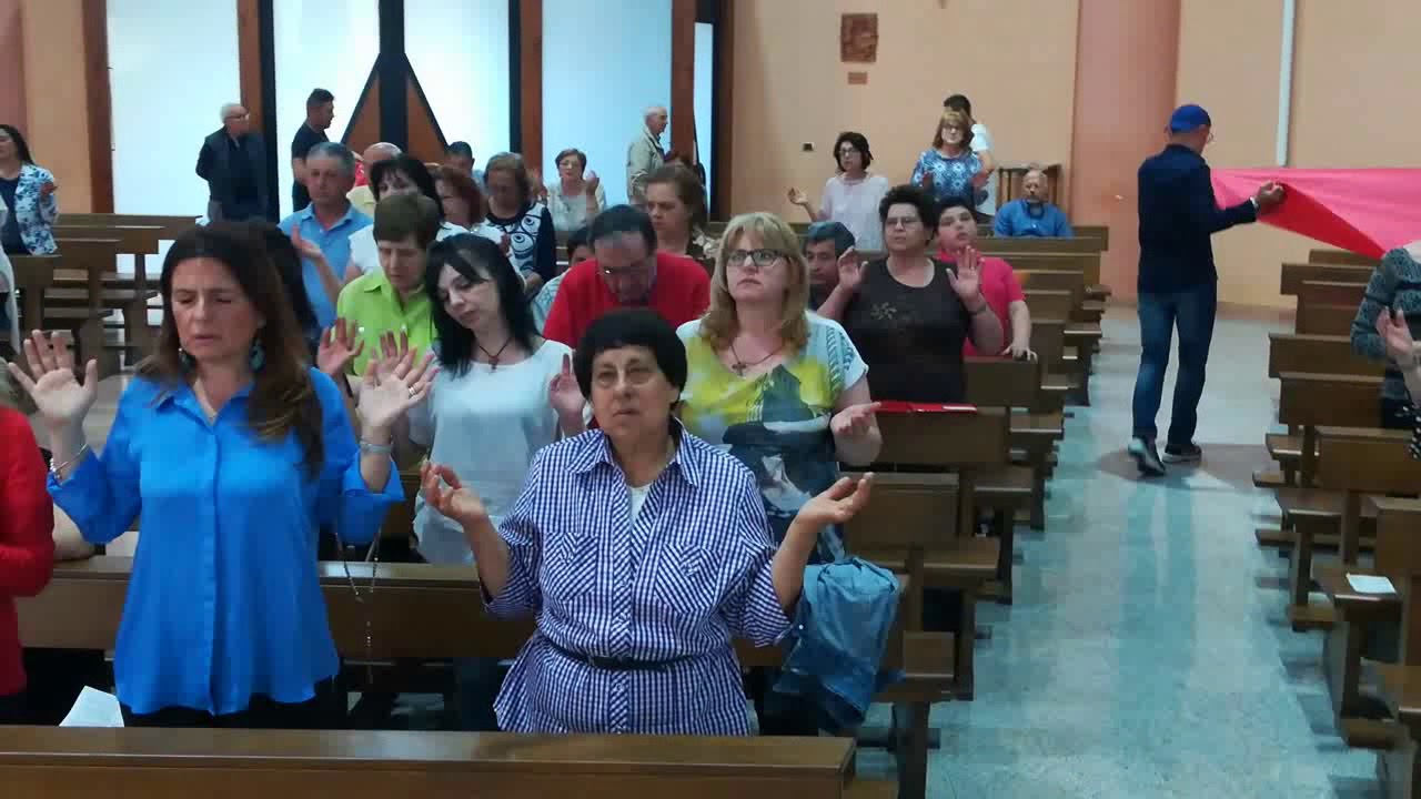 Preghiera di Pentecoste 2018 Comunit&agrave; Sangue e Acqua