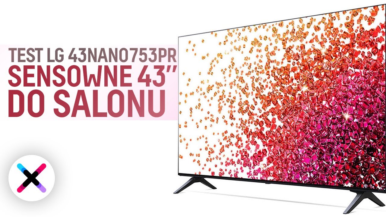 SMART TV DO MAŁEGO SALONU? 🤔 | Test, recenzja LG 43NANO753PR