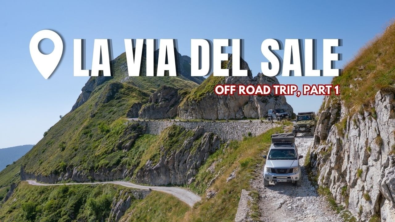 LA VIA DEL SALE EN 4X4, une piste vertigineuse!. (PART 1).