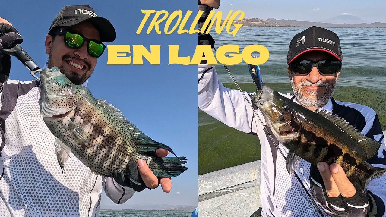 CAMBIANDO LAS REGLAS DEL JUEGO EN LA PESCA EN EL SALVADOR! TROLLING FOR RAINBOW BASS #pesca #sv