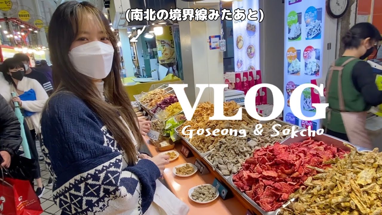 【韓国旅行】韓国人の友達と日帰りバスツアーで高城&束草🚌 北も見てきた (ガチ) | VLOG