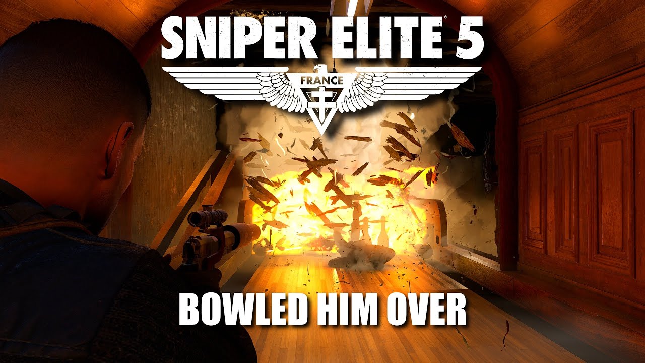 HOW TO GET the BOWLING PIN GOLD MEDAL - Sniper Elite 5
