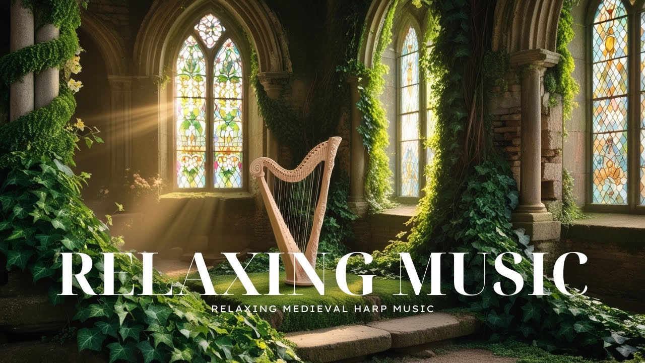 Escape to a Medieval Forest | Harp & Nature Sounds for Deep Relaxation