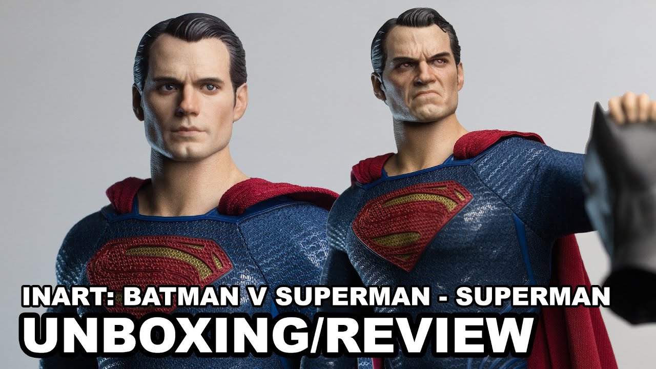 INART BATMAN V SUPERMAN: Dawn of Justice Superman 1/6 scale figure Unboxing and Review!