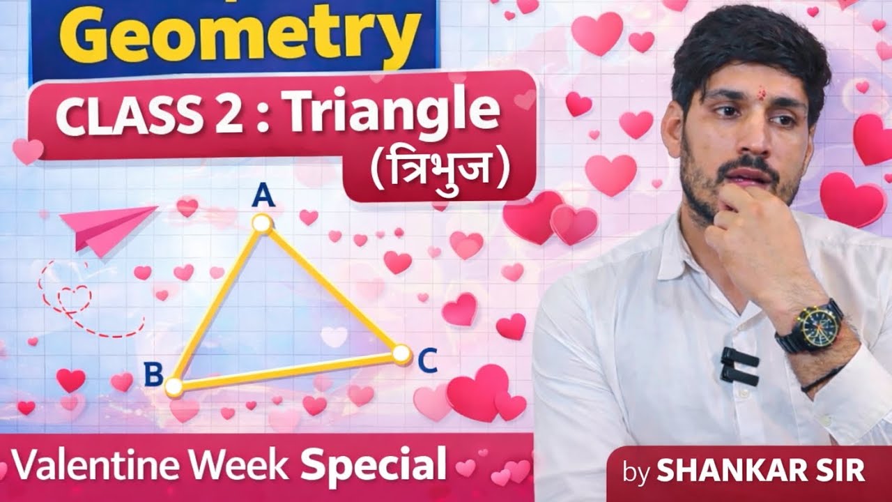 Geometry | Triangle | Class 2 | SSC Exams Important topics from Basics