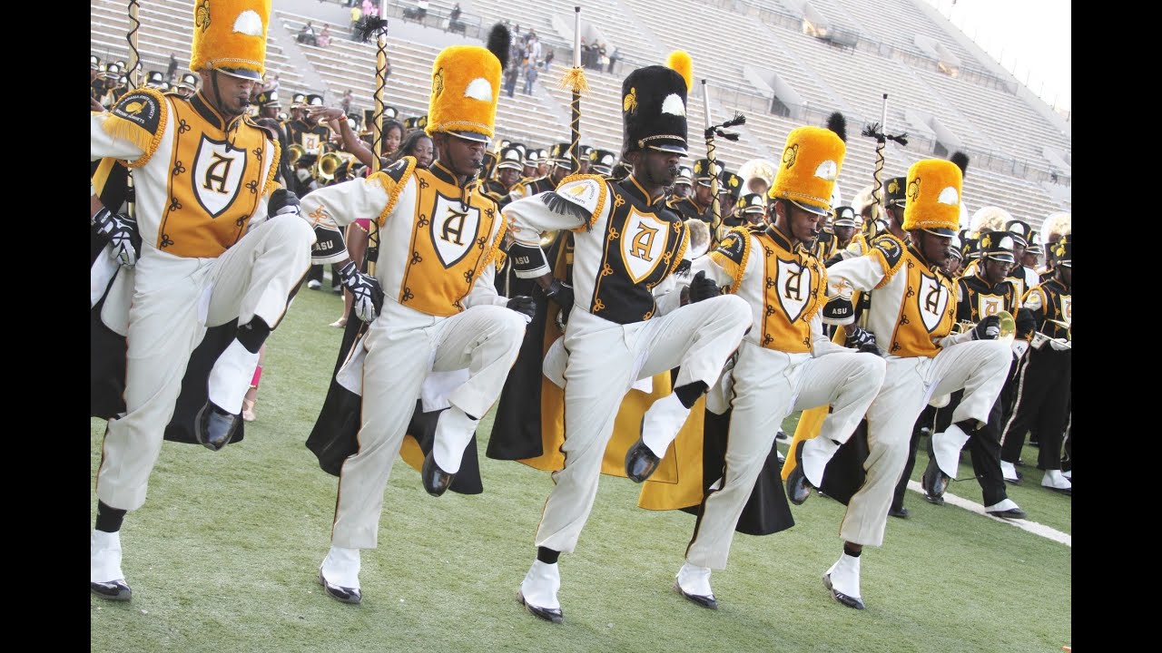 Alabama State Marching in Magic City Classic