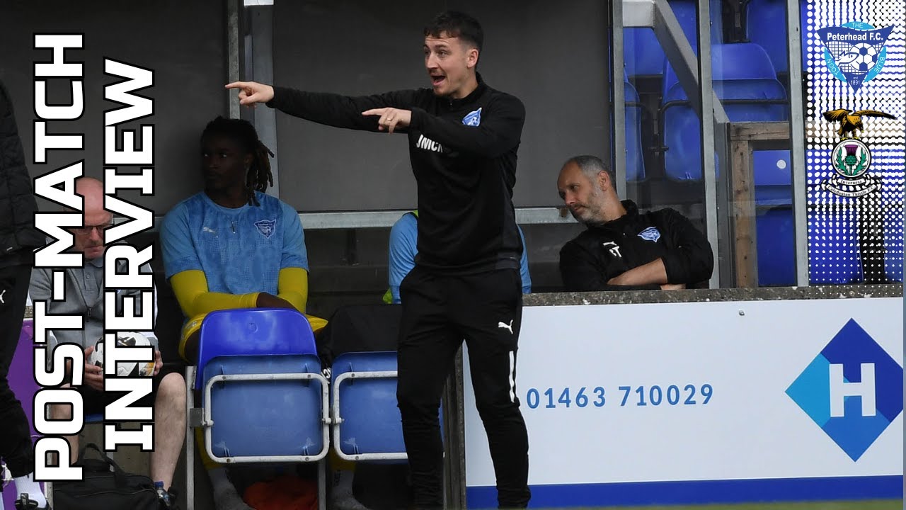 Jamie McNee Post Match Interview | Peterhead 0-1 Inverness Caledonian Thistle | 25/10/25