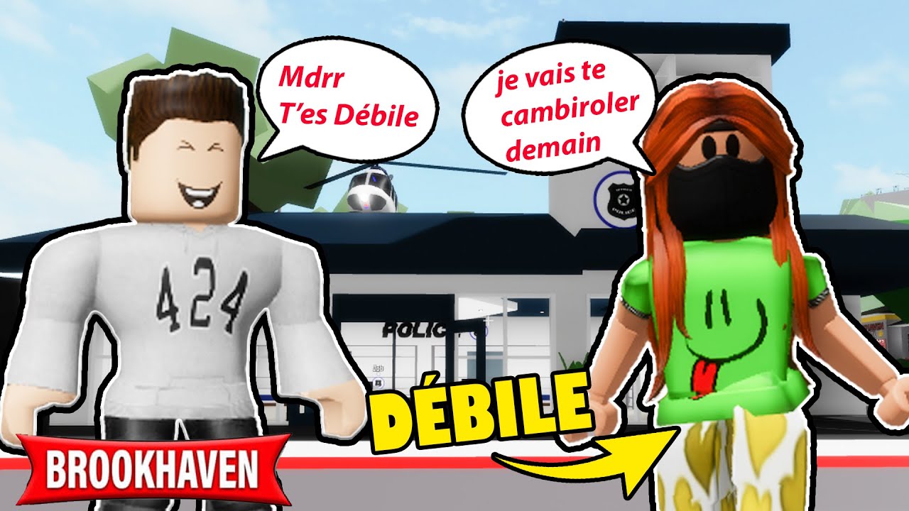LA VOLEUSE LA PLUS DÉBILE DE BROOKHAVEN! ROBLOX BROOKHAVEN RP STORY