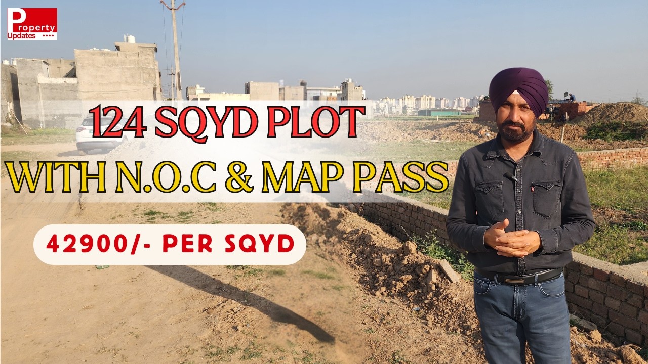 124 Sqyd Plot with NOC & Map Passed | Ready to Build | Bank Loan Available|
