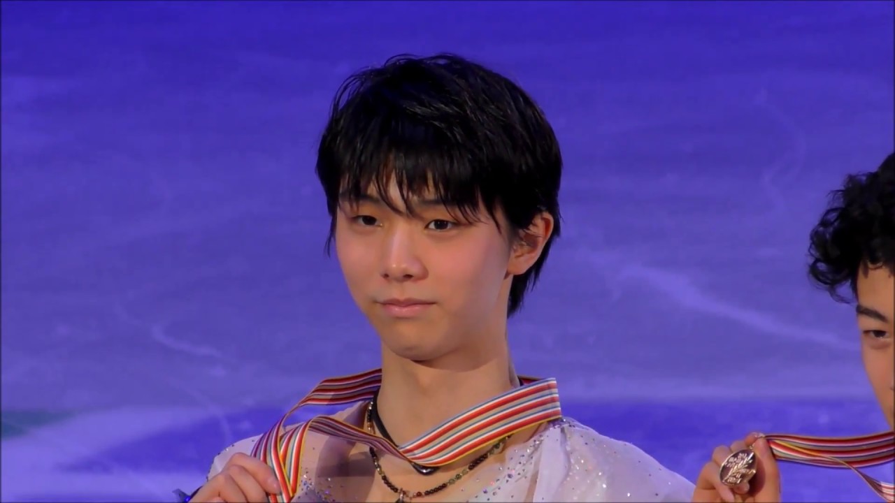 4CC2017  After the award ceremony ♡ Yuzuru Hanyu ♡ A nice smile toward the future ♡ 羽生結弦