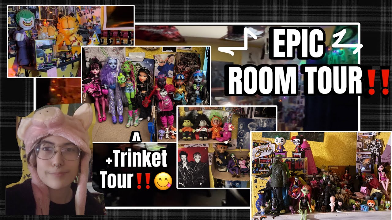  ☆ROOM TOUR 2025!! *Trinkets, Posters, + Room Inspo!* ⋆｡°✩