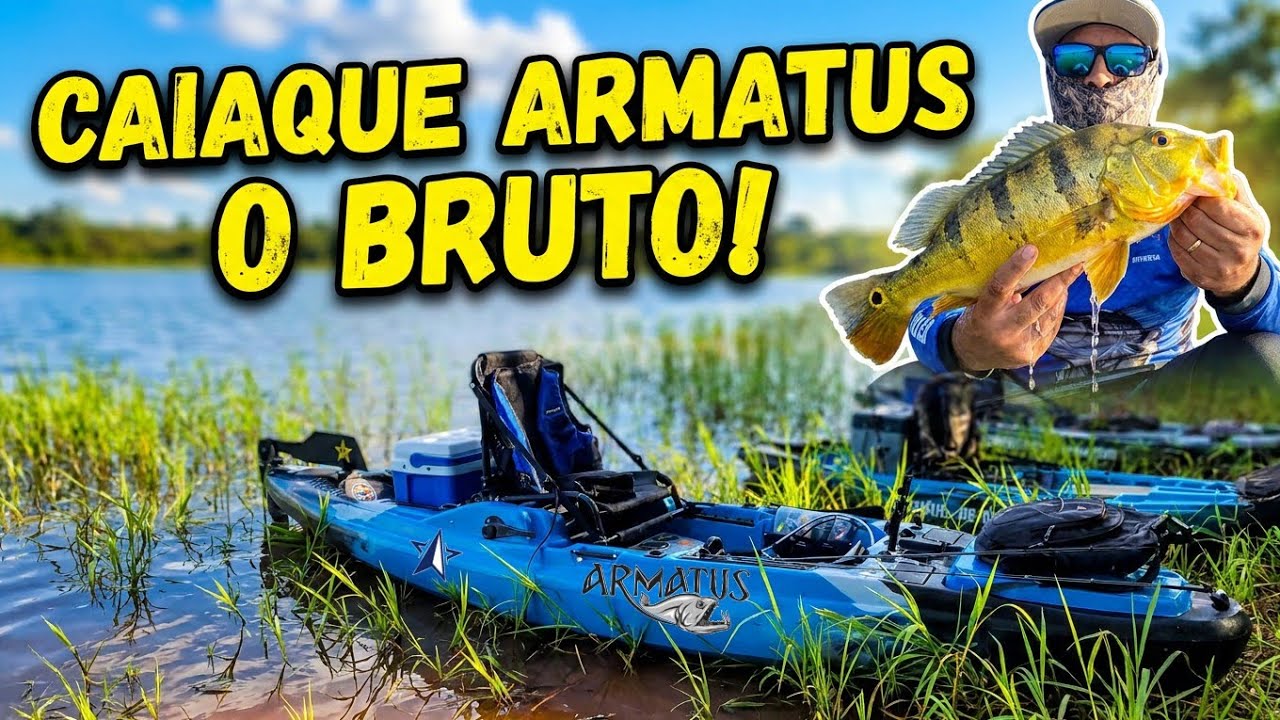 Caiaque Armatus da Polaris Náutica: Estreando meu novo companheiro.
