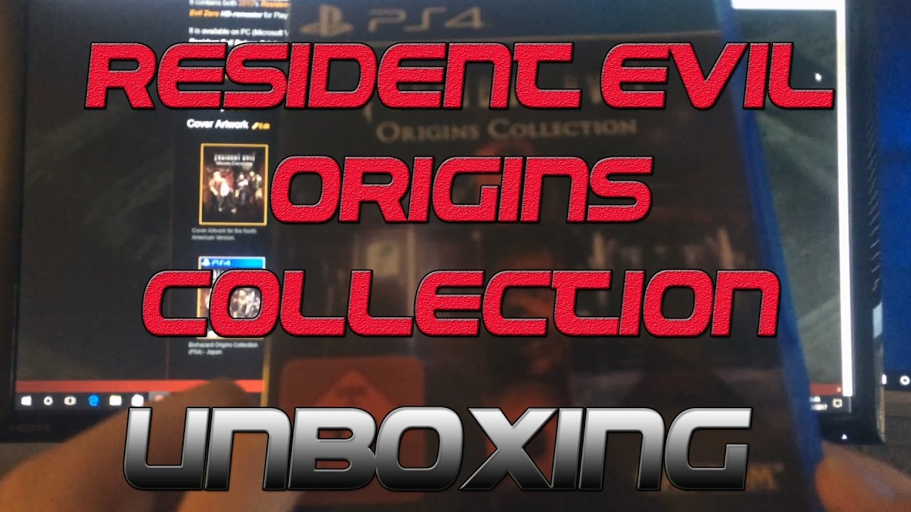 Resident Evil Origins Collection PS4 Version Unboxing HD1080p
