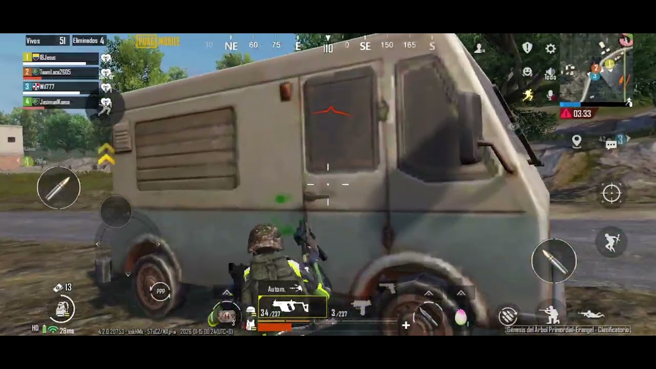 Partida de Pubg Mobile 