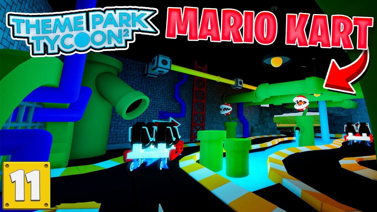 Theme Park Tycoon 2's MOST DETAILED Mario Park (#11)