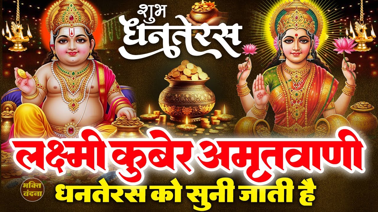 धनतेरस स्पेशल: आज के दिन लक्ष्मी कुबेर जी की यह वंदना सुन लेना धन के भंडार भर जाएंगे Kuber Amritwani