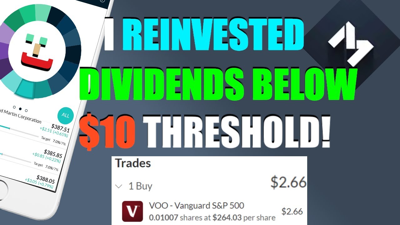 M1 Finance For Dividend Investing - How I Reinvested Dividends Without $10!