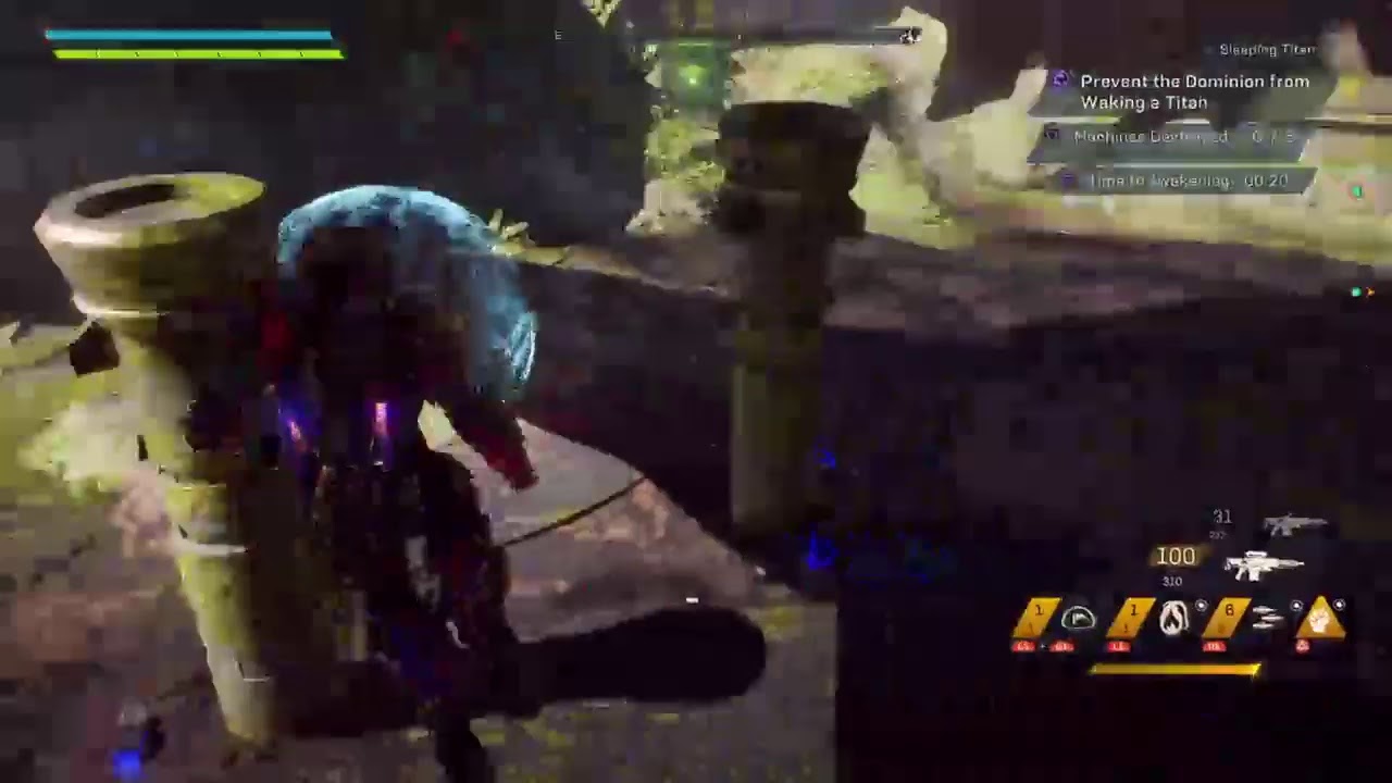 Anthem Gameplay, Low player count because of LOW LOOT drop rate. As well as still crashing