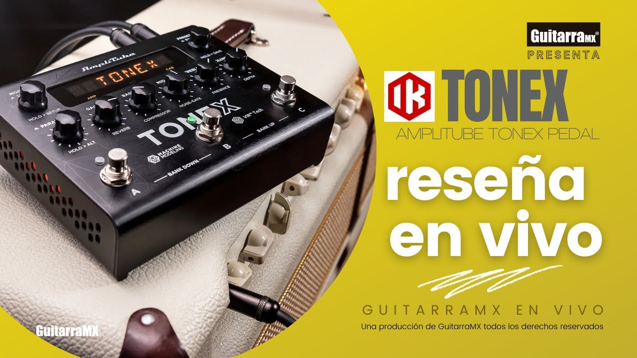 IK Multimedia | AmpliTube TONEX Pedal: IA hace hiperrealista lo digital | GuitarraMX