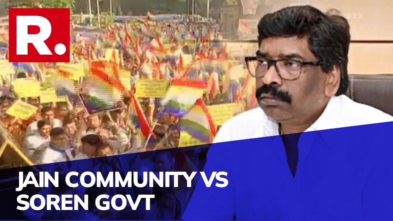 Jain Community Protest Against Jharkhand Govt In Mumbai For Declaring Pilgrimage Site A Tourist Spot