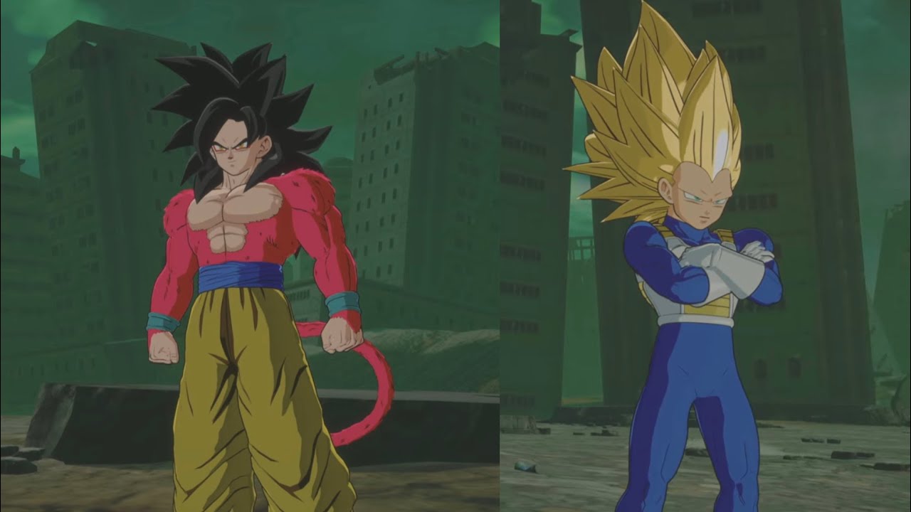 Ssj4 Goku vs Ssj3 Vegeta - Dragon ball sparking zero