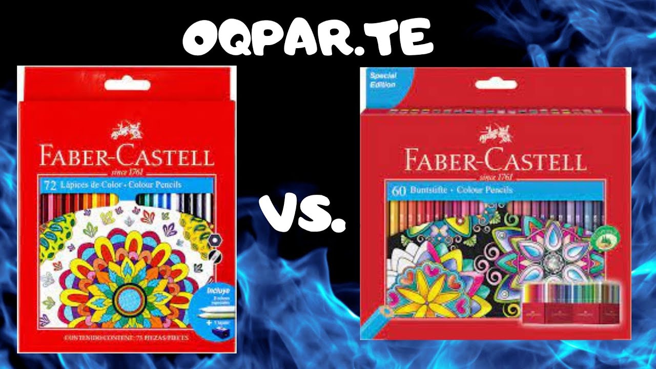 FABER CASTELL SET 72 Vs. 60 PZ. ¿CUÁL CONVIENE MÁS ADQUIRIR?🤔🤔🤔🤔🤔🤔🤔