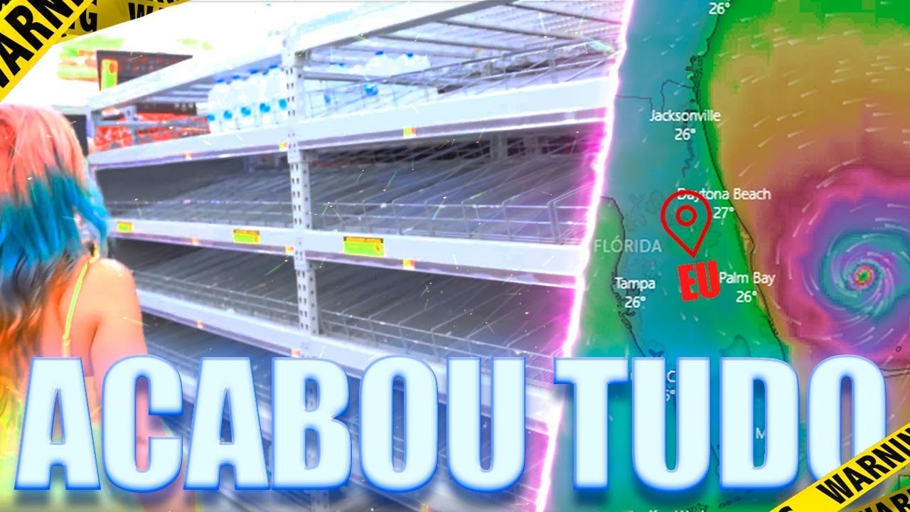 🌪 PREPARADA PARA O FURAC&Atilde;O DORIAN - CATEGORIA + FORTE