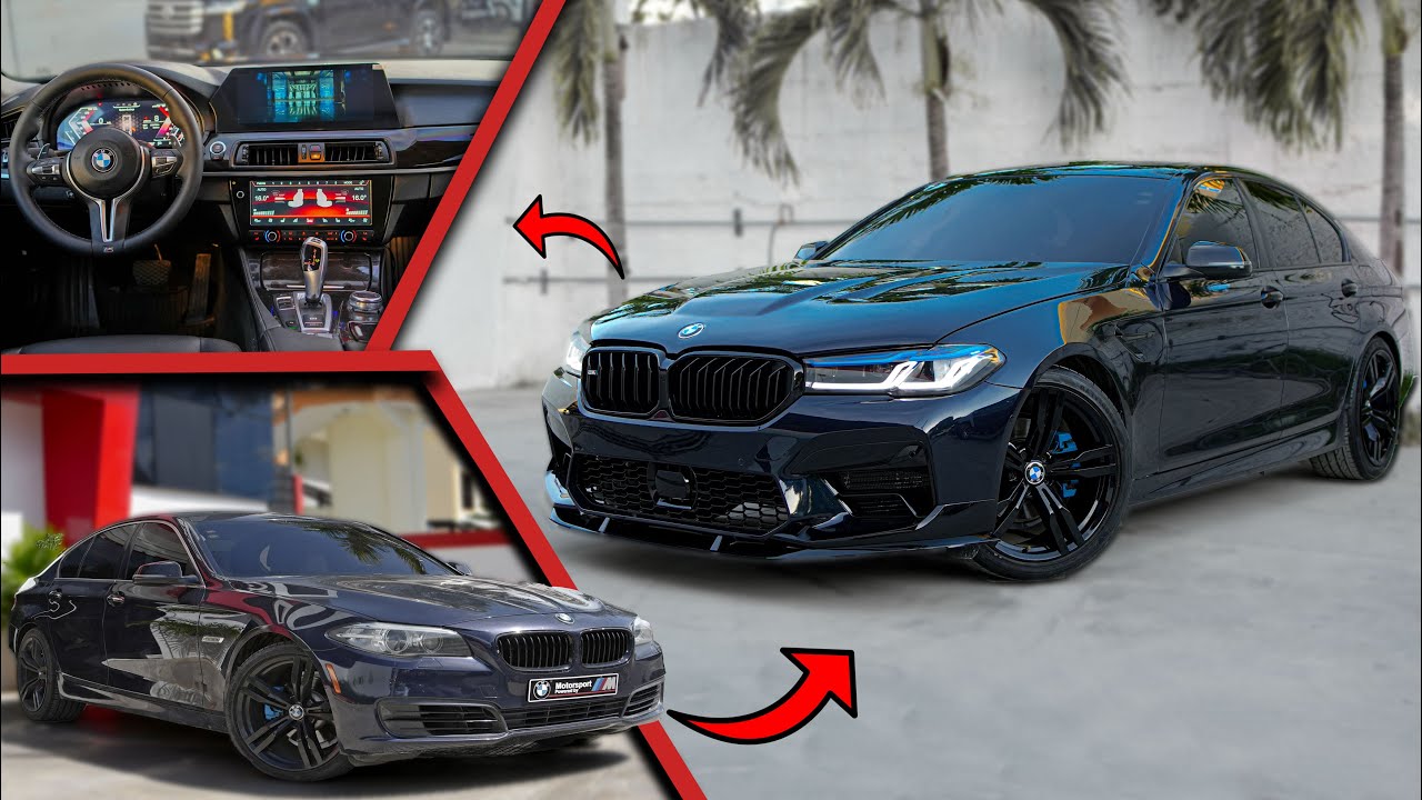 BMW F10 5 series 2014 UPGRADE to M5  2022 M Competition