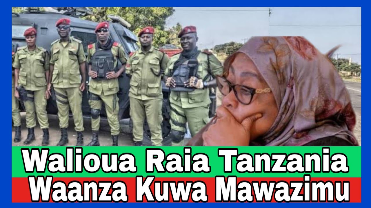 Polisi walioua Raia wakua Vichaa na mawazimu kipindi cha maandamano Tanzania;Samia Kwisha kabisa