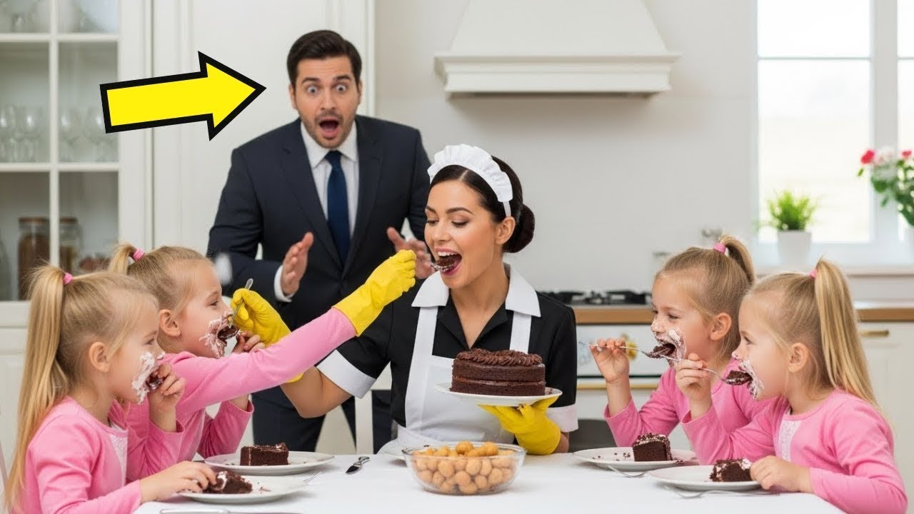 MILLONARIO LLEGA SIN AVISAR A LA HORA DE LA MERIENDA... Y NO PUEDE CREER LO QUE VE