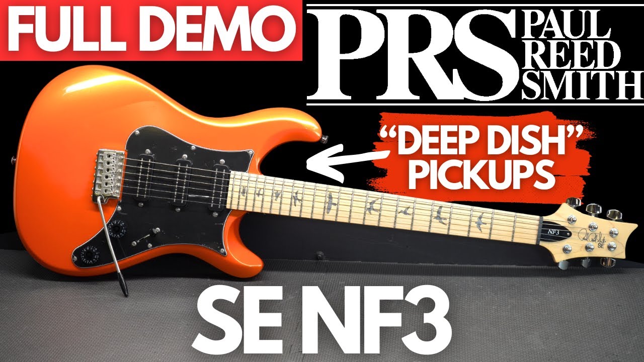 PRS SE NF3 FULL DEMO (узкие звукосниматели)