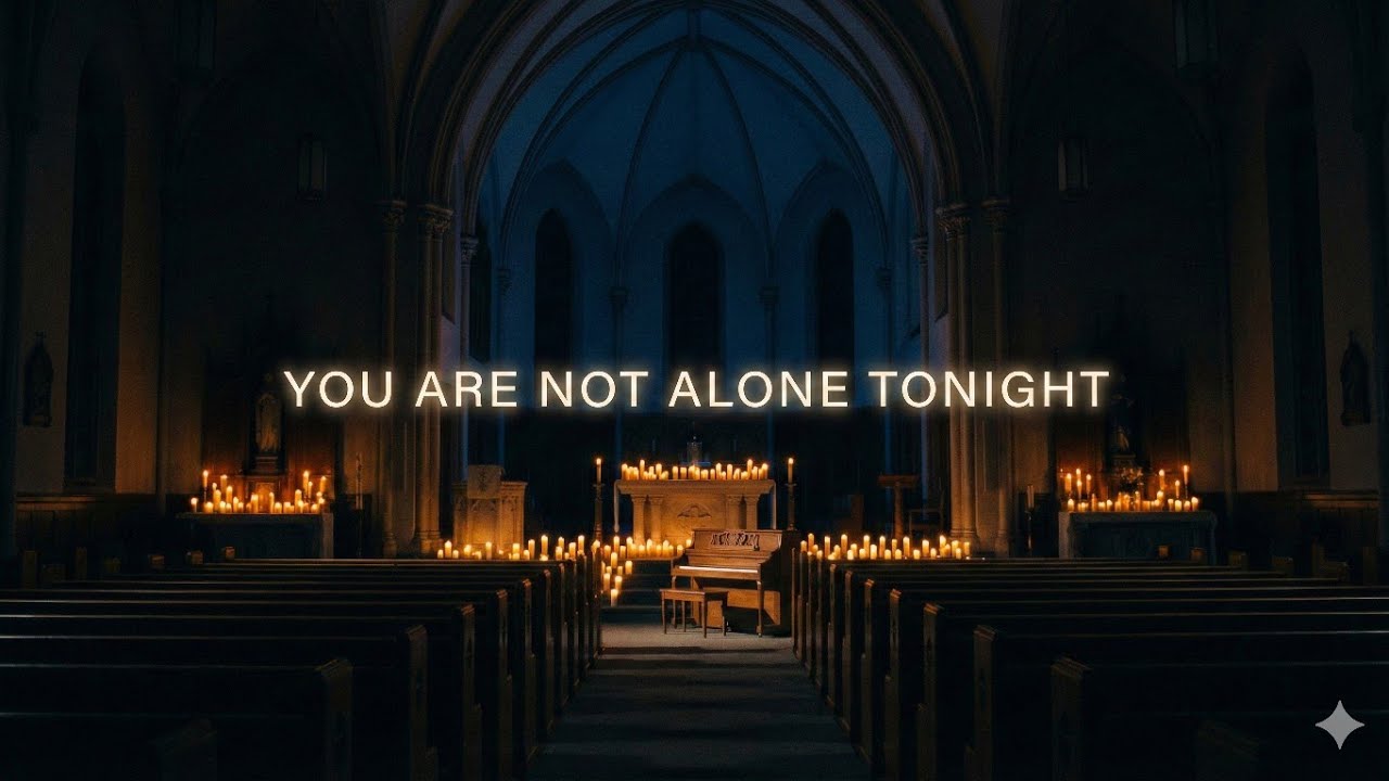YOU ARE NOT ALONE TONIGHT | Peaceful Midnight Worship Piano Instrumental