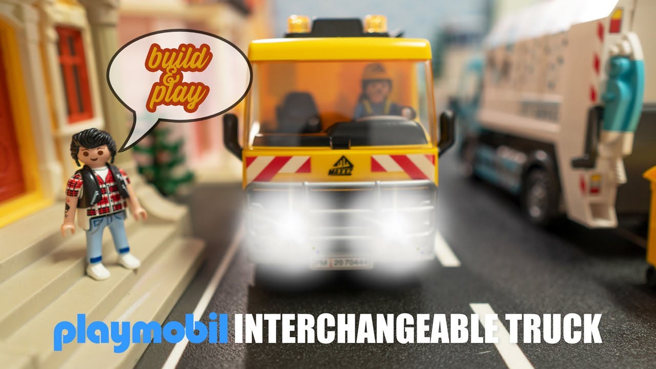 Playmobil City Action Interchangeable Truck 70444 build & play 🚚 LKW mit Wechselaufbau camión