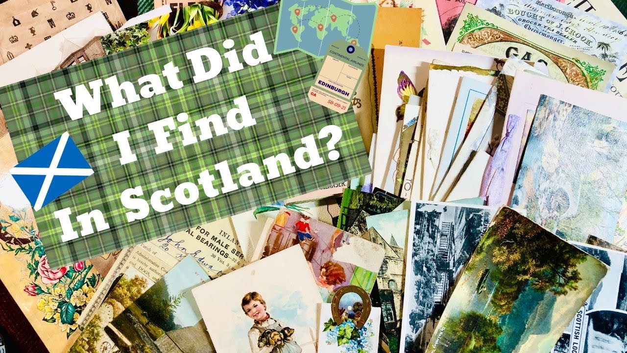 Sharing My Crafty Finds From Scotland (Plus Photos From Our Trip) | UK Charity Shop & Antique Store